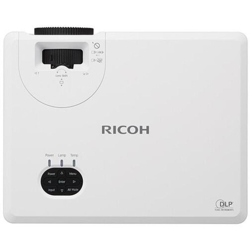Ricoh DLP laser projector, white body, 4700 lumens WXGA with HDMI 2.0