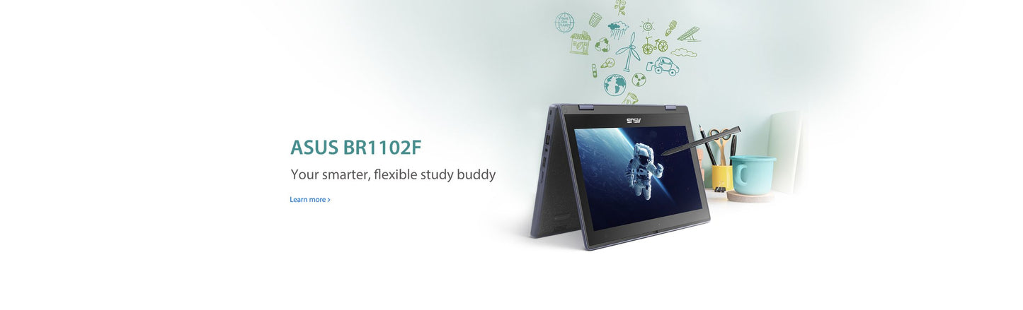 ASUS 14 Inch FHD Laptop Intel Core i3 N305 Quad Core Windows 11 Home Mineral Grey Touchscreen by Asus Commercial