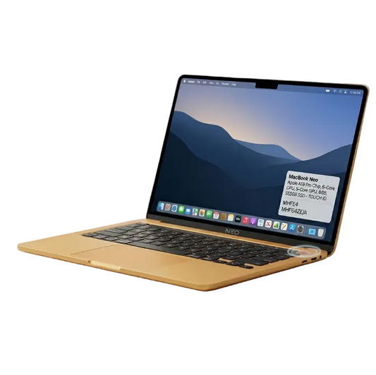 13-INCH MACBOOK NEO: APPLE A18 PRO CHIP WITH 6‑CORE CPU AND 5‑CORE GPU, 8GB, 256GB SSD by Apple