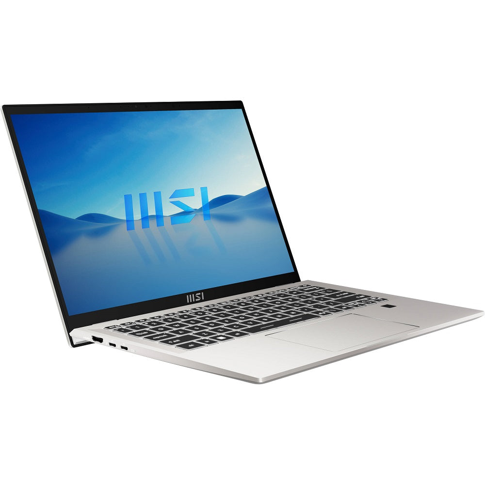 MSI Prestige 14 Evo laptop, silver, 14-inch FHD, i5-13th Gen, 8GB RAM, 512GB SSD, Windows 11