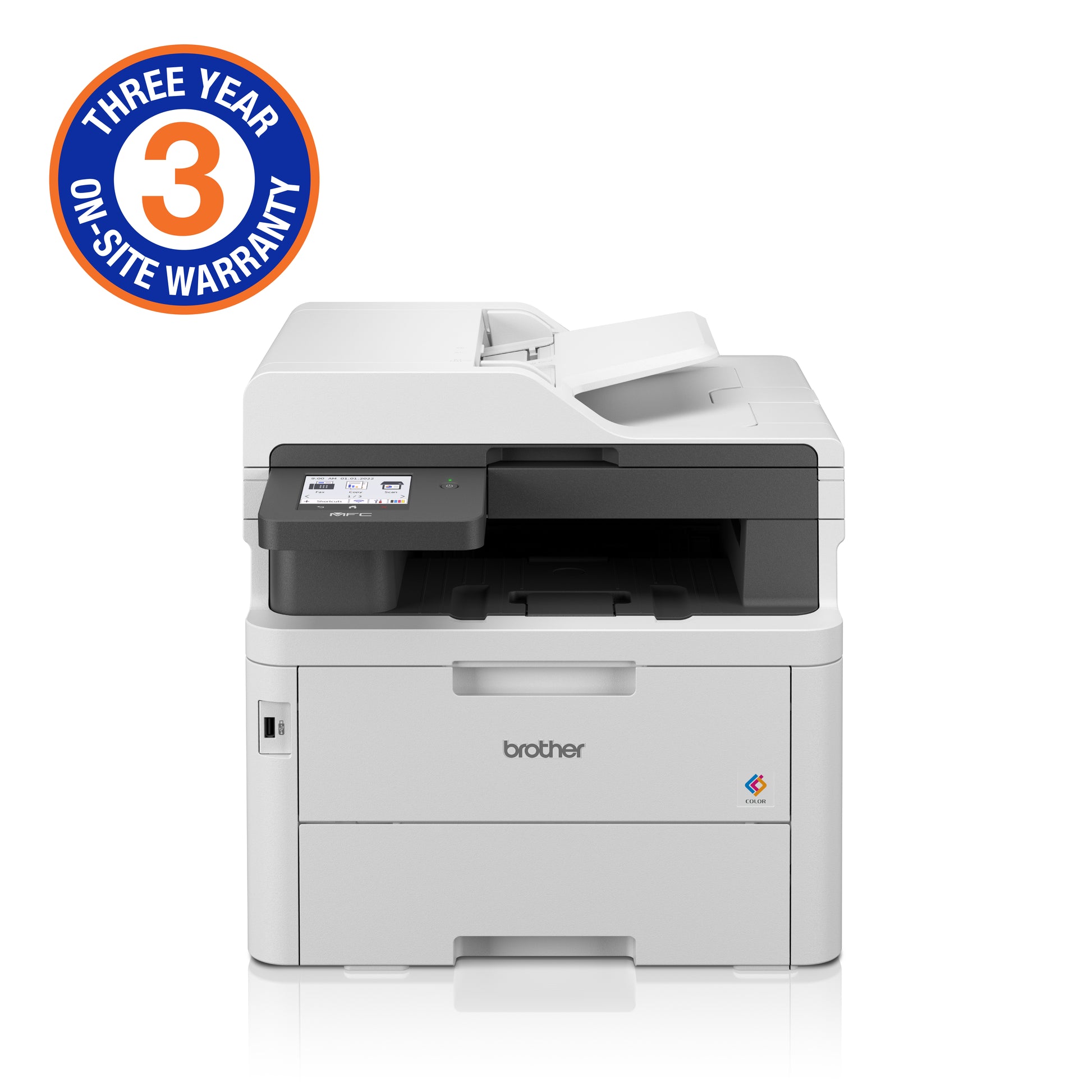 Brother Colour MFC with Duplex Printing and wired and wireless printing capabilities (3YR onsite) by Brother