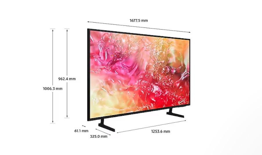 SAMSUNG 75" CRYSTAL UHD SERIES 8 SMART TV 4K UHD 3840x2160 MOTI by Samsung Components