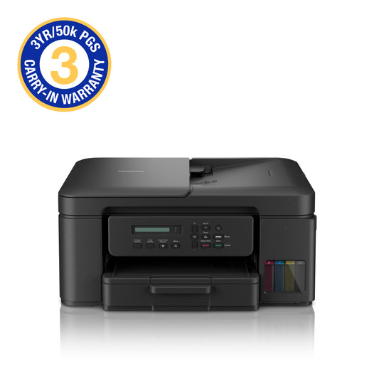 Brother DCP-T730DW 3-in-1 Ink Tank Printer with wireless networking capabilities/ duplex printing (3YR / 50 000 Page Carry In Warranty) by Brother