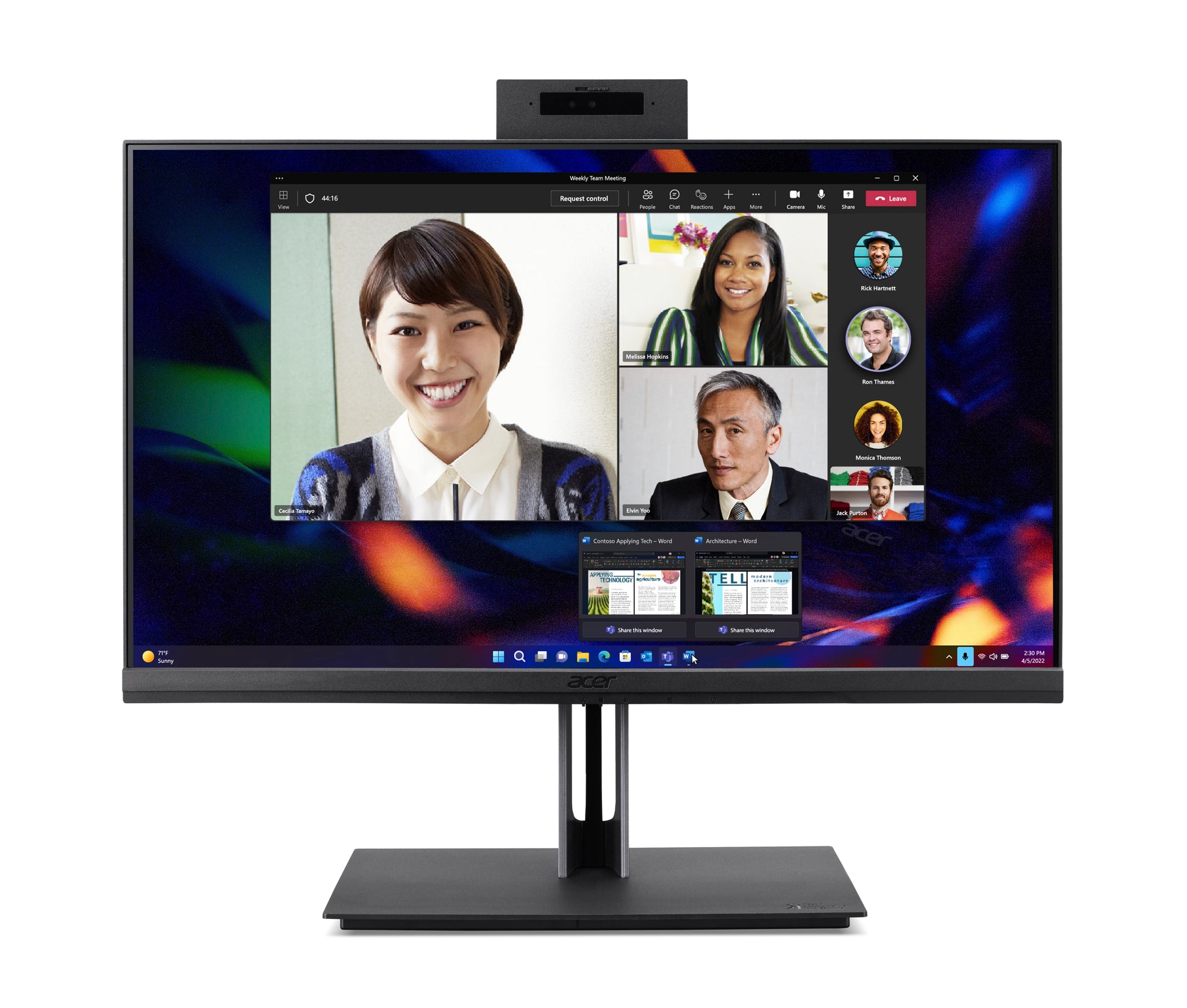 Acer AIO VZ4714G 23.8" FHD Non-Touch i5-13400 8GB DDR4 Memory 512 by Acer