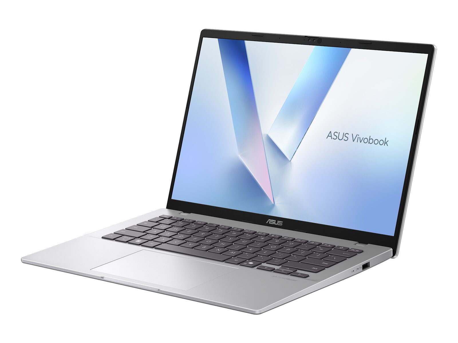 ASUS VivoBook AI 7 445 Laptop DDR5 16GB Onboard 512GB PCIe Gen4 SSD AMD Radeon Graphics Silver Windows 11 Home by Asus Consumer