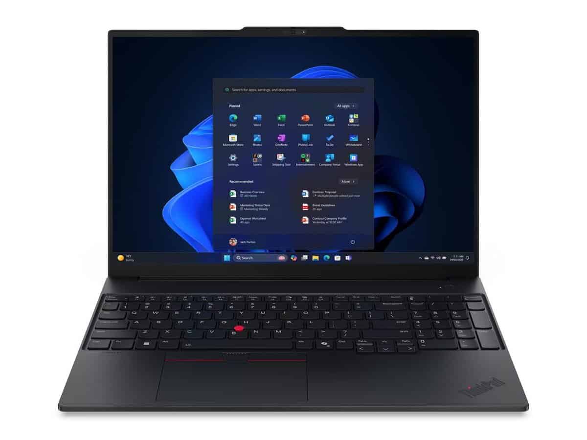 Lenovo ThinkBook 16 Inch U7 255HX Laptop 32GB RAM 512GB SSD NVIDIA RTX 5060 8GB Windows 11 Pro
