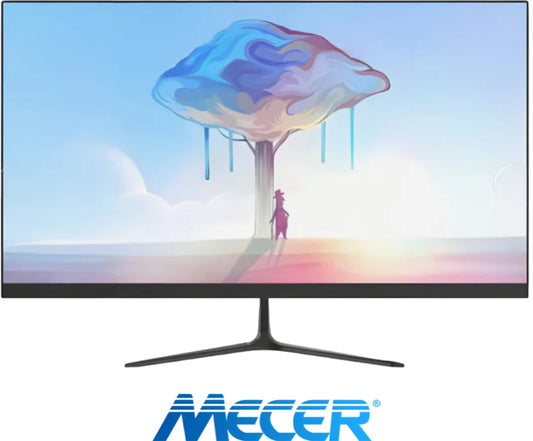 Mecer 23.8 Inch Full HD Monitor For Home Office With HDMI VGA And Built In Speakers