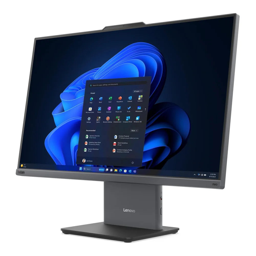 Lenovo Neo AIO 50a 23.8 Inch All In One Desktop Intel U5-226V 16GB RAM 512GB SSD Windows 11 Pro 3 Year Onsite