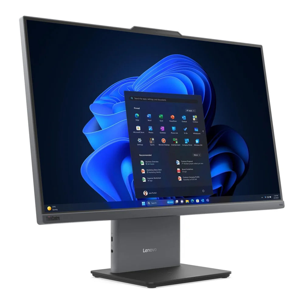 Lenovo Neo AIO 50a 23.8 Inch All In One Desktop Intel U5-226V 16GB RAM 512GB SSD Windows 11 Pro 3 Year Onsite