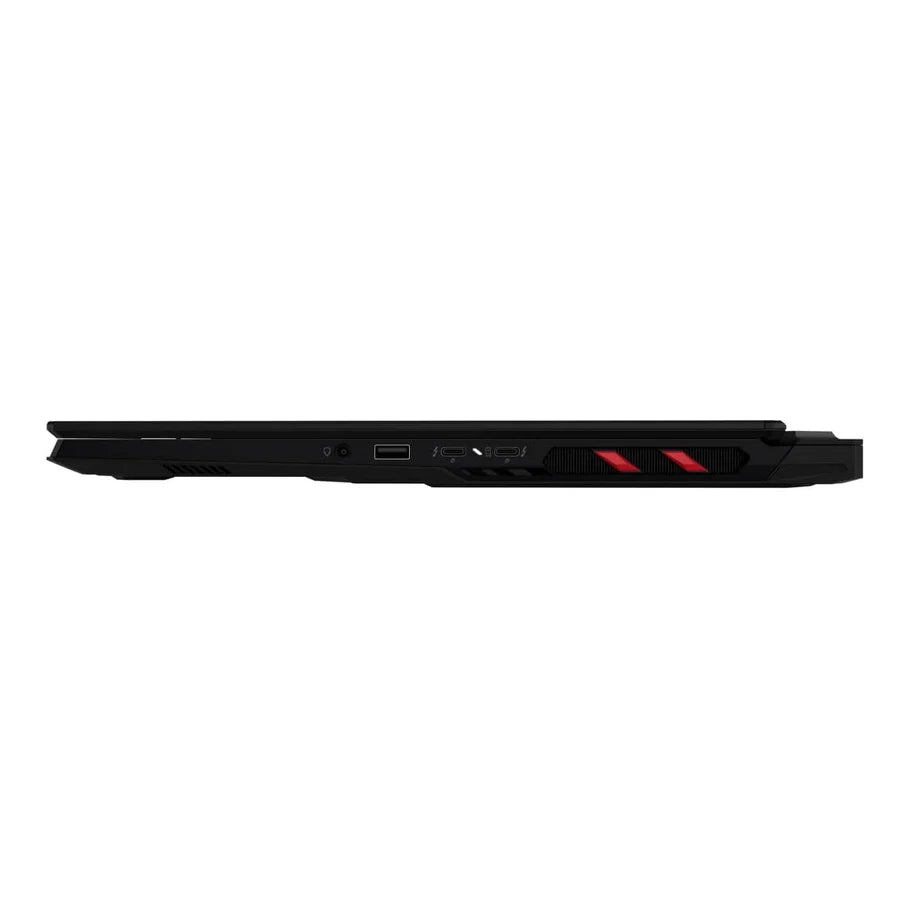 MSI Raider 18 HX AI gaming laptop in black with RTX 5080, 18-inch UHD+ 120Hz display